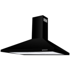 Cata UBSCH100BK 100Cm Chimney Cooker Hood Black - 537.3M³/Hr 