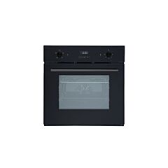 Culina CUL57PGBK.2 55L 53Cm Deep Single Oven With Clock - Black