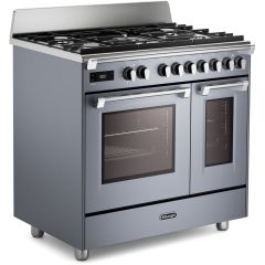 Delonghi BS 965T MXS 90Cm Dual Fuel Range Cooker, Slate Grey, A Rated