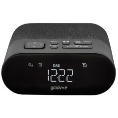 Groov-e GVCR03BK Dab/Fm Radio Alarm Clock
