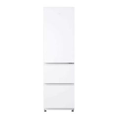 Haier HTR3518ENMWK 55Cm No Frost French Style Fridge Freezer 185Cm - White