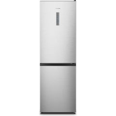 Hisense RB395N4BCE 60Cm Total No Frost 60/40 Fridge Freezer,186Cm - Stainless Steel 