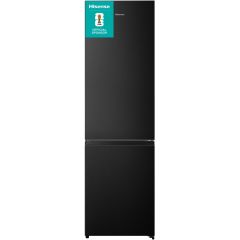 Hisense RB435N4BFE 60Cm Total No Frost 60/40 Fridge Freezer, 200.4Cm - Black