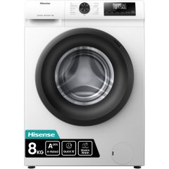 Hisense WF1Q8041BW 8Kg 1400 Spin, Steam Washing Machine - White