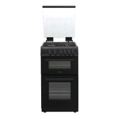 Hostess DOG50B 50Cm Double Oven Gas Cooker - Black (Lpg Jets Inc)