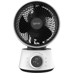 IGENIX IGFD4009W 9" Air Circulator Turbo Fan, 32 Wind Speeds