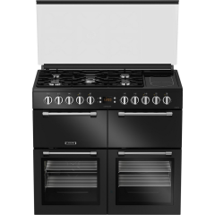 Leisure CC100F521K 100cm Dual Fuel Cooker Black
