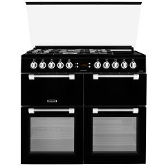 Leisure CC100F521K 100Cm Chefmaster Dual Fuel Range Cooker Black