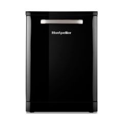 Montpellier MAB1353DK 60Cm Retro 13 Place Dishwasher D Rated - Black