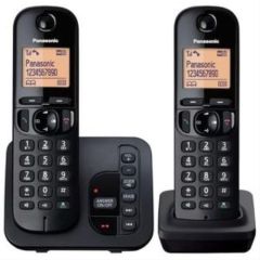 Panasonic KXTGC222EB Twin Digital Cordless Answer Phone With Nuisance Calls Block