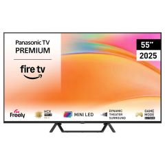 Panasonic TV55W95BEB 55" Mini Led, 4K Hdr Fire TV Smart With Freely