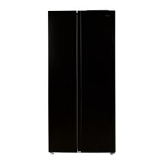 Teknix SBS84175B 84Cm American Style Fridge Freezer No Water - Black