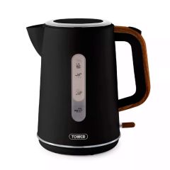 Tower T10037BLK Scandi 1.7 Litre Jug Kettle - Black