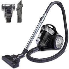 Tower T102000PLPET TXP10PET Multi-Cyclonic Bagless Cylinder Vacuum Cleaner with Pet Tool, HEPA filte