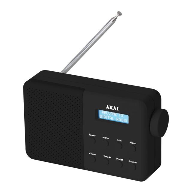 Akai A61041B Compact DAB Radio