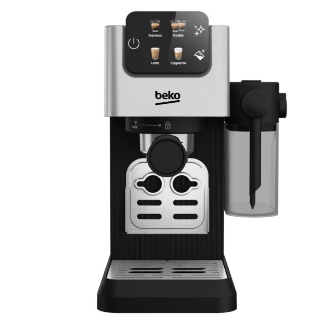 Beko CEP5304X CaffeExperto CEP5302B Manual Espresso with Steam Wand - Black