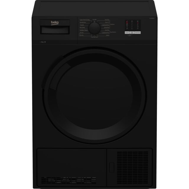 Beko DTLCE80051B 8Kg Condenser Dryer With Sensor Programmes - Black