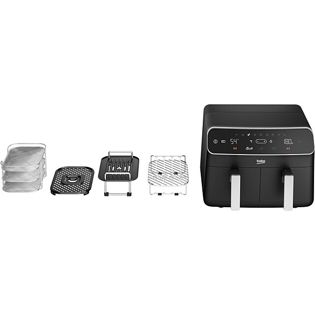 Beko FRL5388B Expertfry 8.5L Dual Zone Hot Air Fryer