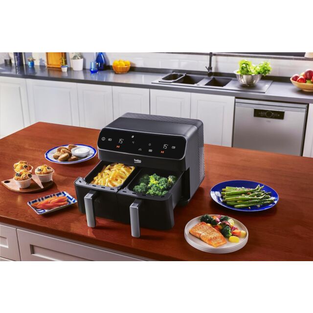 Beko FRL5388B Expertfry 8.5L Dual Zone Hot Air Fryer