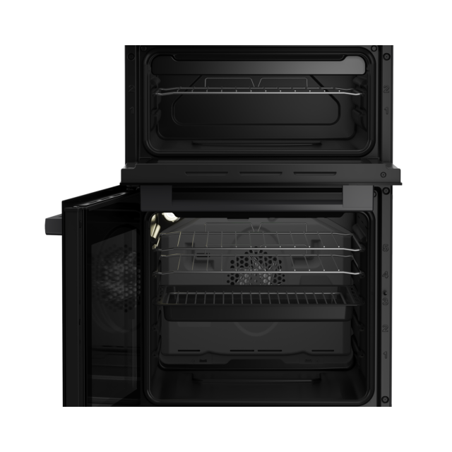 Blomberg HKS951N 50cm Double Oven Electric Cooker with Ceramic Hob - Anthracite