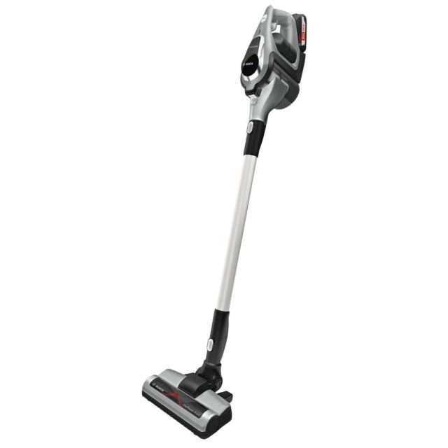 Bosch BCS111GB Cordless Upright Vacuum Cleaner, Silver