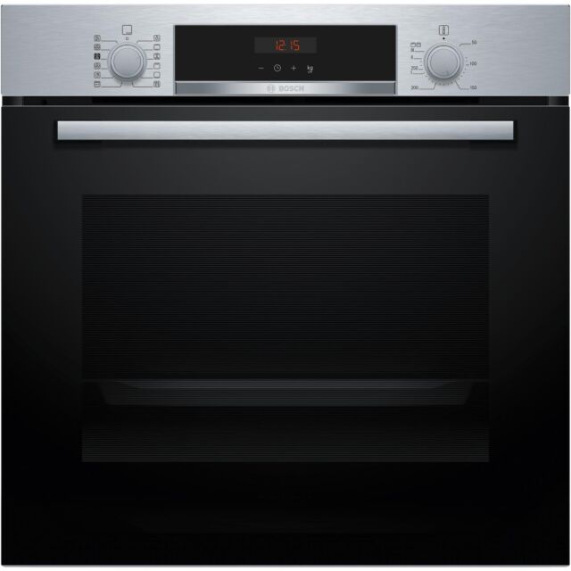 Bosch HQA574BS3B 59.4cm Built In Electric Single Oven - Stainless Steel