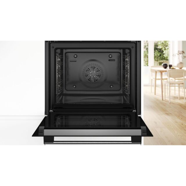 Bosch HQA574BS3B 59.4cm Built In Electric Single Oven - Stainless Steel