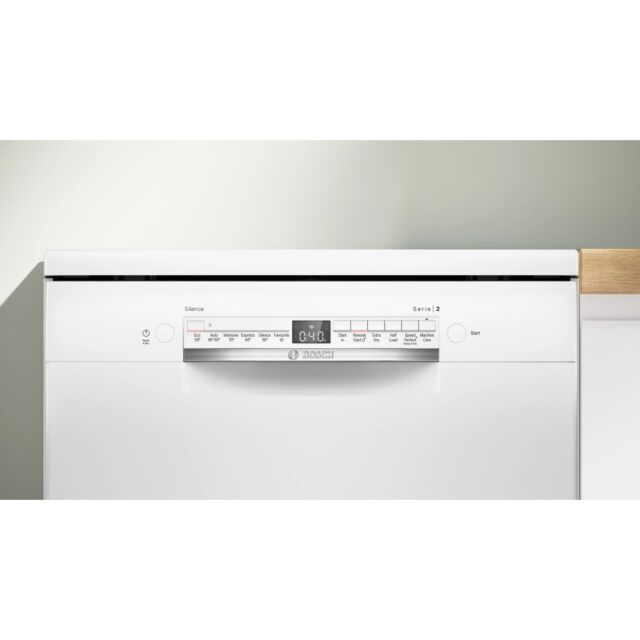 Bosch SMS2HVW06G 60Cm 14 Place Series 2 Dishwasher C Rated Vario Drawer - White