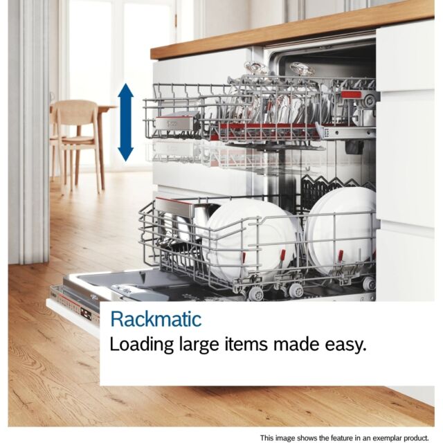 Bosch SMS2HVW06G 60Cm 14 Place Series 2 Dishwasher C Rated Vario Drawer - White
