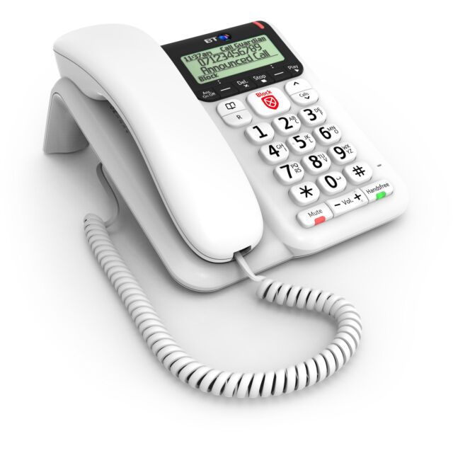 BT 083154 Decor 2600 Corded Telephone With Answer Machine