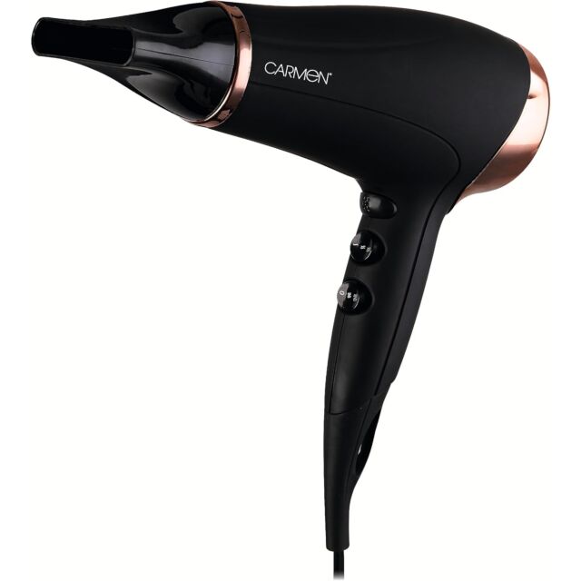 Carmen C80022COP Noir 2 2200W Hair Dryer - Black/Copper