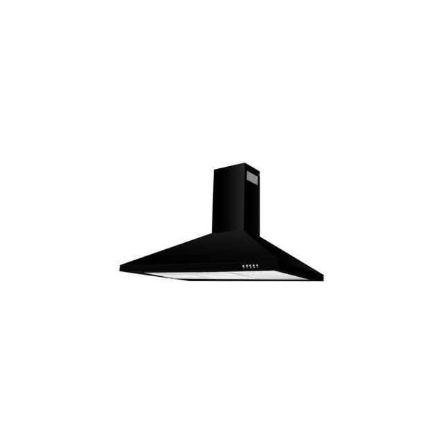 Cata UBSCH100BK 100Cm Chimney Cooker Hood Black - 537.3M³/Hr