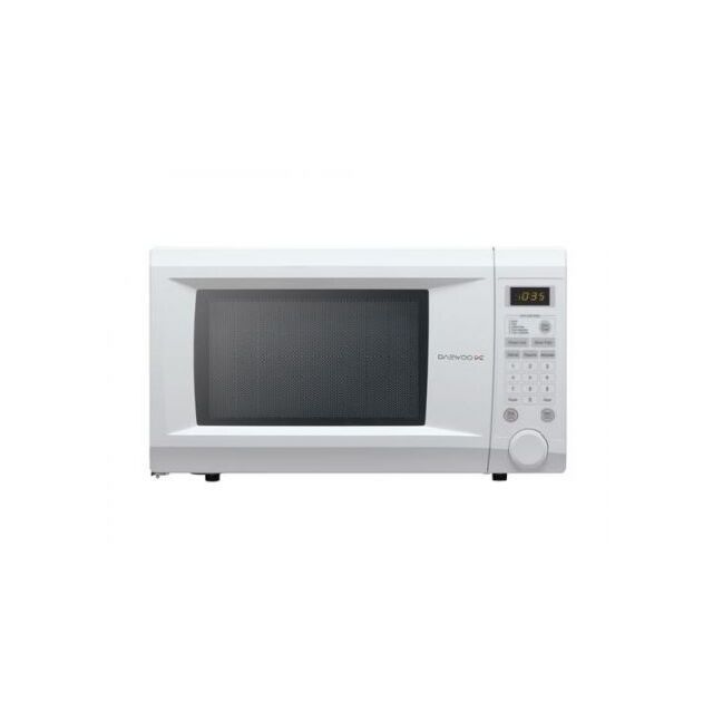 Daewoo KOR1N0A 1.1cuft 1000watt Touch Controls White Microwave