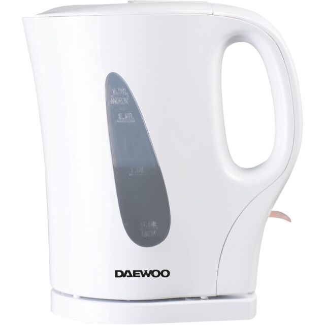Daewoo SDA1567GED 1.7L Electric Kettle – White