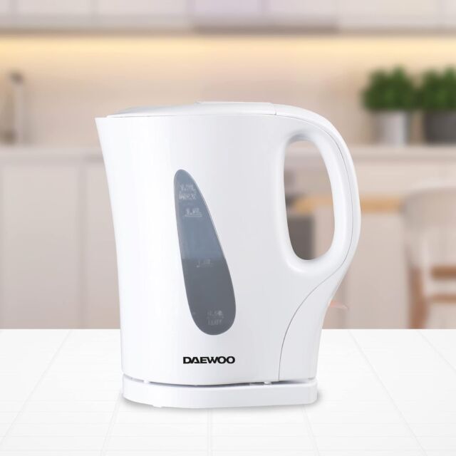 Daewoo SDA1567GED 1.7L Electric Kettle – White