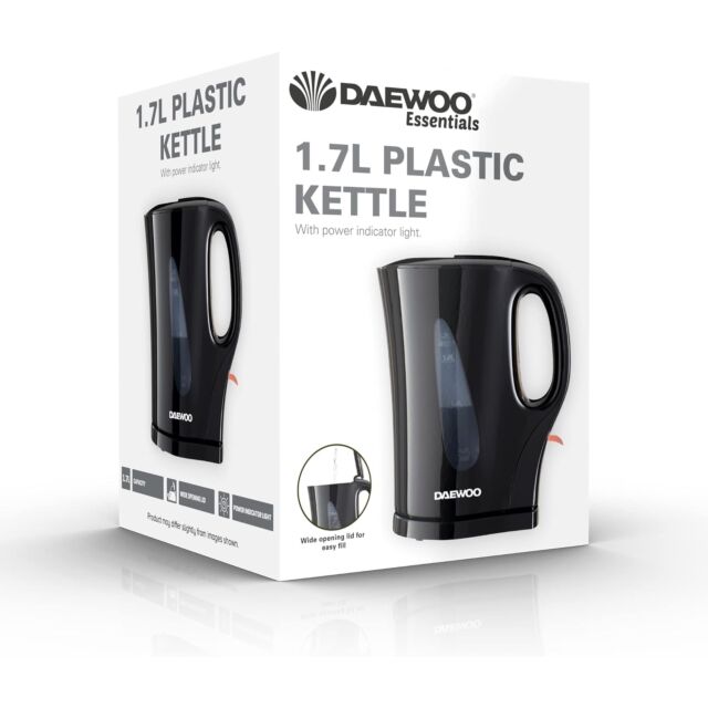 Daewoo SDA1673 1.7L Kettle - Black