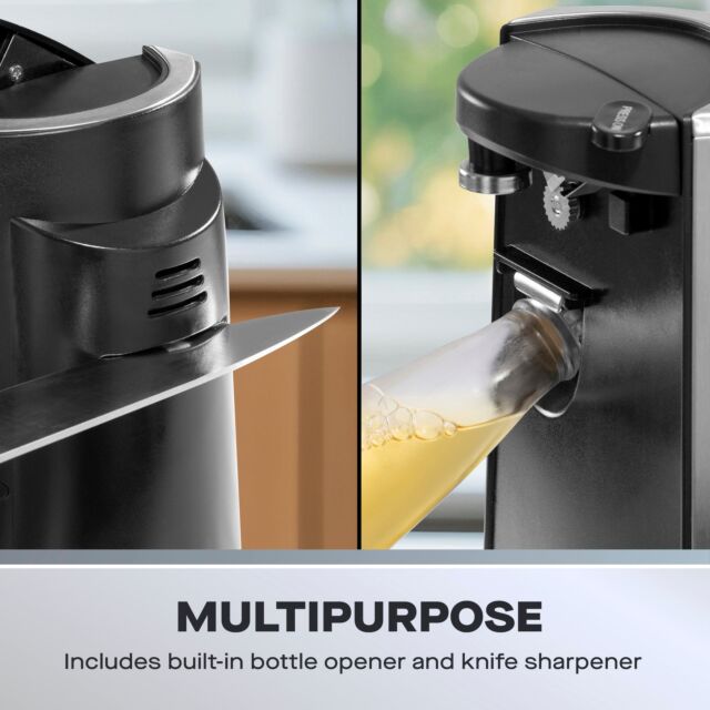 Daewoo SDA2313GE 3-In-1 Electric Can Opener, Knife Sharpener + Bottle Opener