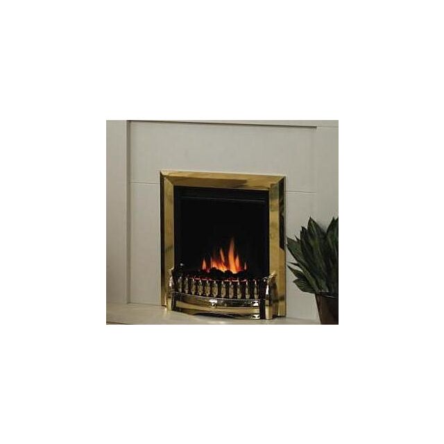dimplex EBY15BR Exbury Electric Fire 1.5Kw Brass