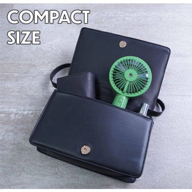 Electrovision (ALTAI) EH1950G Green USB Rechargeable Hand Held Mist Fan With Bottle
