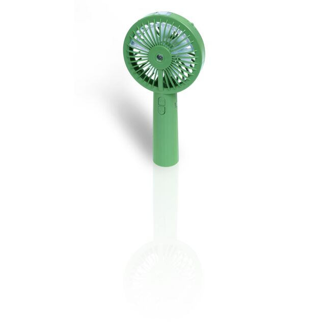 Electrovision (ALTAI) EH1950G Green USB Rechargeable Hand Held Mist Fan With Bottle