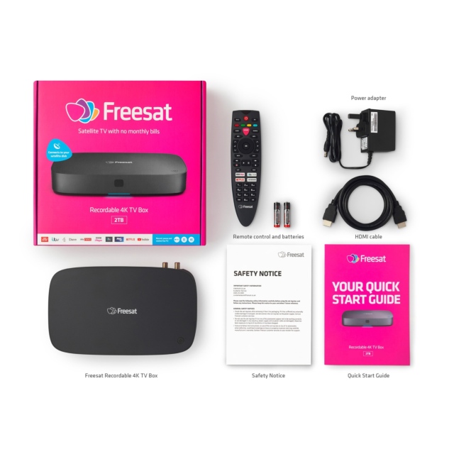 Freesat UHD_4X_2000 UHD-4X-2000 Freesat Recorder 2TB - Anthracite