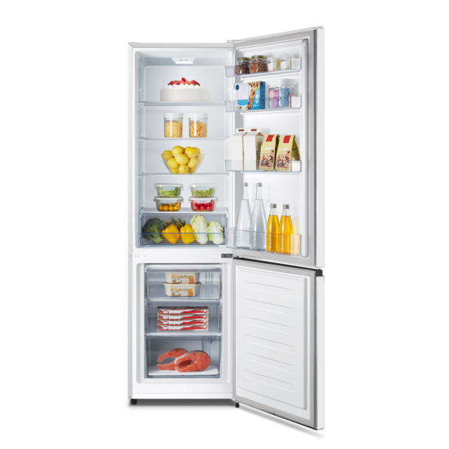 Fridgemaster MC55265AF 55cm 70/30 Manual Fridge Freezer - White