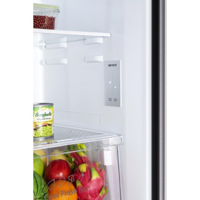 Fridgemaster MQ79394FFB 80Cm American Fridge Freezer Quad Door Black