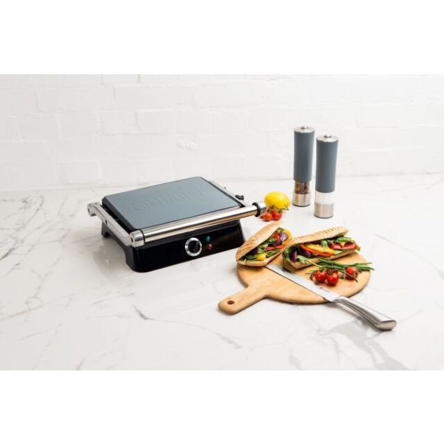 Haden 193582 Perth Slate Grey 2 In 1 Panini Press And Grill