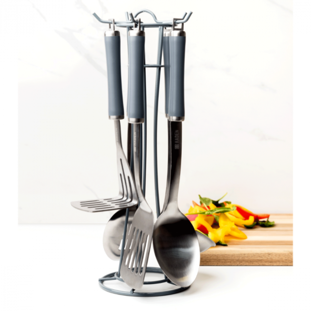 Haden 194060 Perth Slate Grey 5Pc Utensil Set