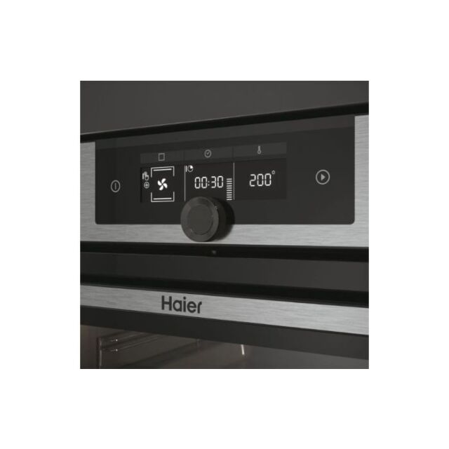 Haier HWO60SM2F9XH Built In Single Pyrolytic Oven, Wifi Connected - Stainless Steel - A+ Rated