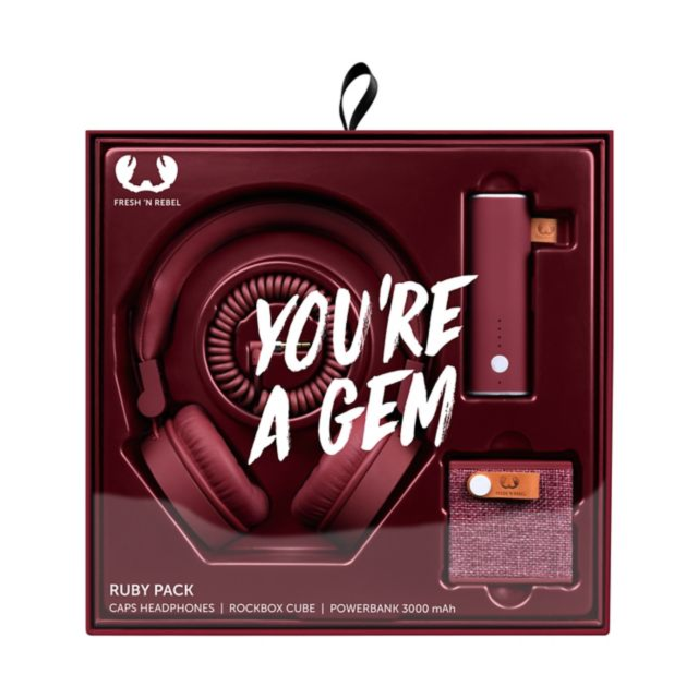 Hama 8GIFT01RU V1 001 Fresh 'N Rebel You'Re A Gem Gift Pack Ruby