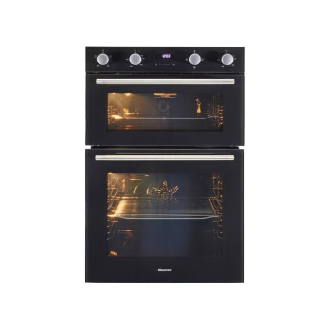 Hisense BID95211BGUK Built In Electric Double Fan Oven Black