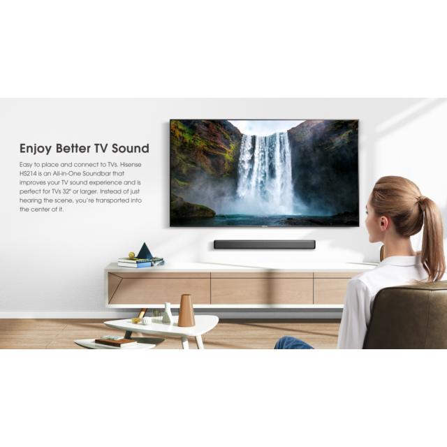Hisense HS214 Soundbar - Black