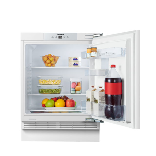 Hisense RUL178D4AWE 59.5cm Intergrated Undercounter Larder Fridge - White